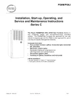 Payne PG8 Installation And Operating Instructions Manual preview