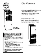 Payne PG8DAA Operation And Maintenance Manual preview