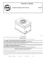 Предварительный просмотр 1 страницы Payne PH3P Owner'S Manual