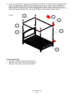 Preview for 4 page of PB TEEN Chelsea Canopy Bed-Queen Manual