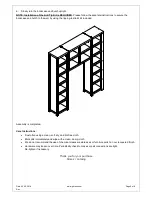 Предварительный просмотр 8 страницы PB TEEN COSTA HUTCH TWIN Assembly Instructions Manual