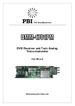 Предварительный просмотр 1 страницы PBI DMM-1701PM User Manual