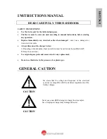 Preview for 2 page of PBI SAS SUPER IAQ Instruction Manual