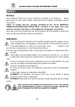 Preview for 3 page of pbq ATMO-SFERA Installation, Use And Maintenance Manual