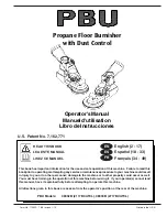 Preview for 1 page of PBU 08992B Operator'S Manual