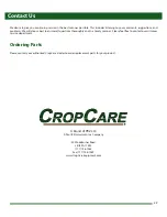 Предварительный просмотр 23 страницы PBZ CropCare PA1400 Owner'S Manual