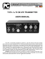 Предварительный просмотр 1 страницы PC Electronics TX70-.1s User Manual