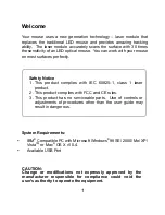 Preview for 2 page of PC LINE PCL-FL1 Owner'S Manual