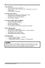 Preview for 4 page of PC Partner 357757 Series Technical Reference Booklet