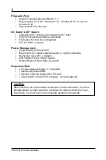 Preview for 4 page of PC Partner 35C96701 Series Technical Reference Booklet