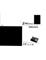 PC Partner MB600N Reference Booklet предпросмотр