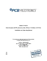 PCB Piezotronics 101A02 Installation And Operating Manual preview