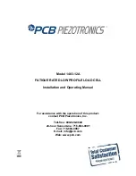 Preview for 1 page of PCB Piezotronics 1203 Series Installation And Operating Manual