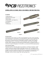 Preview for 4 page of PCB Piezotronics 130E20 Installation And Operating Manual