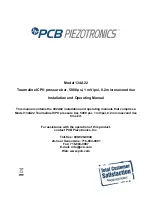 Preview for 18 page of PCB Piezotronics 134A22 Installation And Operating Manual