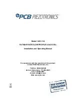 PCB Piezotronics 1403-11A Installation And Operating Manual preview