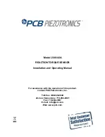 Preview for 1 page of PCB Piezotronics 2308-02A Installation And Operating Manual