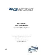 PCB Piezotronics 356A31/NC Installation And Operating Manual preview