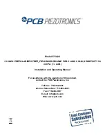 PCB Piezotronics 375A04 Installation And Operating Manual preview