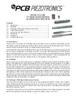 Preview for 6 page of PCB Piezotronics 376A31 Installation And Operating Manual