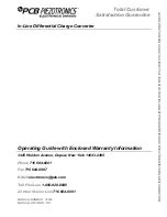 Preview for 6 page of PCB Piezotronics 422M183 Installation And Operating Manual