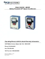 Preview for 6 page of PCB Piezotronics 480C02 Installation And Operating Manual