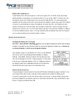 Preview for 14 page of PCB Piezotronics 480C02 Installation And Operating Manual