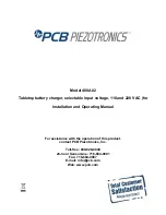 PCB Piezotronics 488A02 Installation And Operating Manual preview