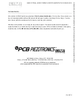 Preview for 13 page of PCB Piezotronics IMI DIVISION 699B02 Operating Manual