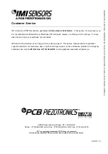 Предварительный просмотр 17 страницы PCB Piezotronics IMI SENSORS 642A01 Installation And Operating Manual