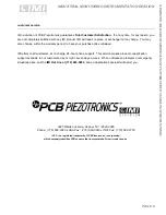 Preview for 13 page of PCB Piezotronics IMI Sensors 687A01 Installation And Operating Manual