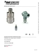 Preview for 6 page of PCB Piezotronics IMI SENSORS EP686B71 Installation And Operating Manual