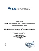 PCB Piezotronics Tourmaline ICP 134A24 Installation And Operating Manual предпросмотр