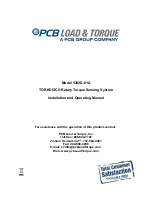 PCB TORKDISC 5302D-01A Installation And Operating Manual preview