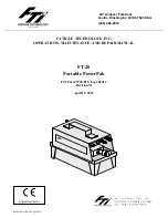 PCC FTI FT-20 Operation, Maintenance, And Repair Manual preview