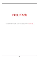 PCD PL570 Manual предпросмотр