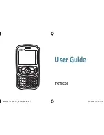 Preview for 1 page of PCD TXT8026 User Manual