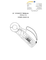 PCE Americas PCE-LCT 1 User Manual предпросмотр