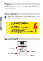 Preview for 2 page of PCE Health and Fitness 4680001 Operating Manual