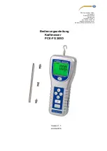 PCE Health and Fitness FG 20SD Manual предпросмотр