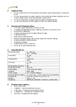 Preview for 4 page of PCE Health and Fitness PCE-GM 75 User Manual