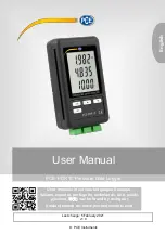 PCE Instruments 4250348719621 User Manual preview