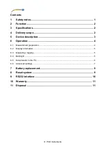 Preview for 2 page of PCE Instruments 4250348719621 User Manual