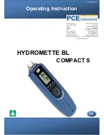 PCE Instruments COMPACT S Operating Instruction предпросмотр