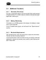 Preview for 19 page of PCE Instruments COMPACT S Operating Instruction