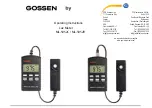 Предварительный просмотр 1 страницы PCE Instruments Gossen ML 5052B USB Operating Instructions Manual