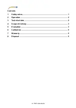 Предварительный просмотр 2 страницы PCE Instruments PCE-010 User Manual