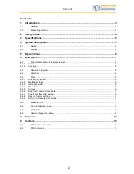 Preview for 2 page of PCE Instruments PCE-1000 Manual