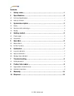 Предварительный просмотр 2 страницы PCE Instruments PCE-1000N User Manual