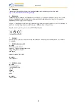 Preview for 5 page of PCE Instruments PCE-125 Series Manual